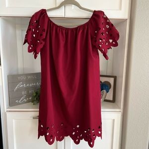 Women’s off shoulder cutout dress